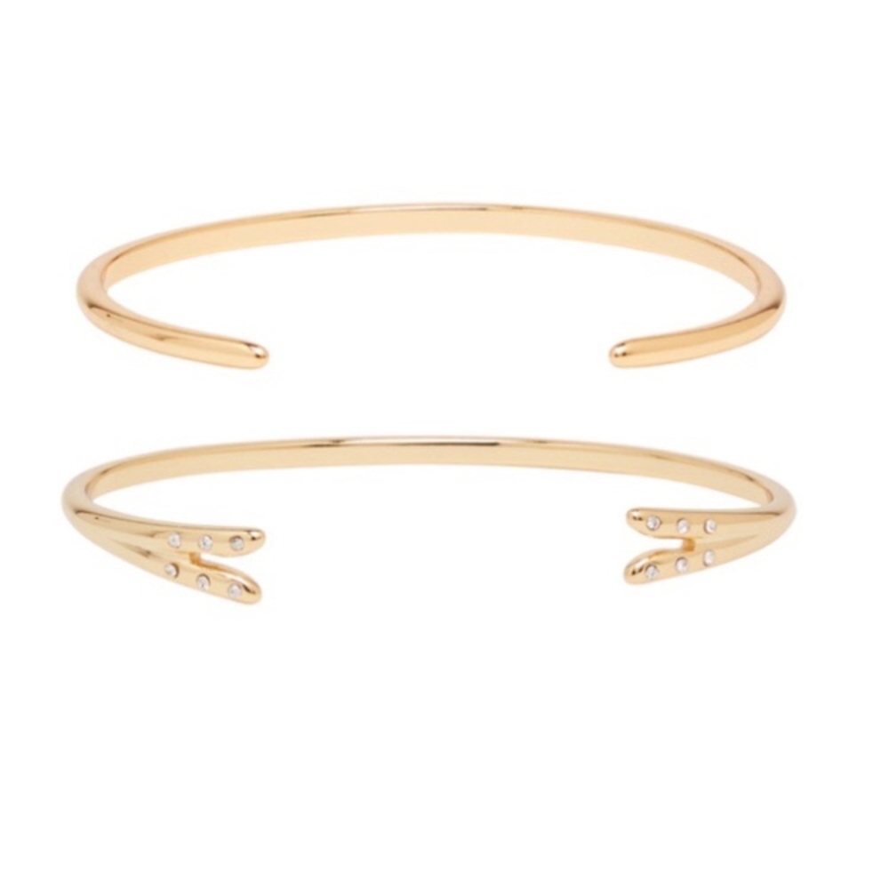 Michelle Campbell Gold Talon Bracelets/Rachel Zoe